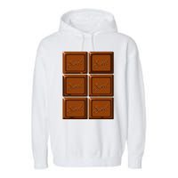 Funny Halloween Costume Chocolate Bar Garment-Dyed Fleece Hoodie