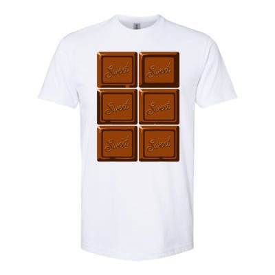 Funny Halloween Costume Chocolate Bar Softstyle CVC T-Shirt