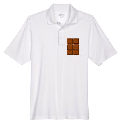 Funny Halloween Costume Chocolate Bar Men's Origin Performance Pique Polo