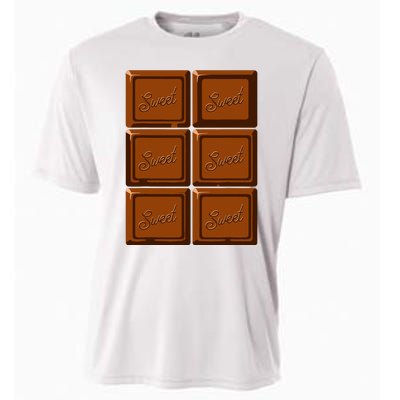 Funny Halloween Costume Chocolate Bar Cooling Performance Crew T-Shirt