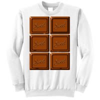 Funny Halloween Costume Chocolate Bar Sweatshirt