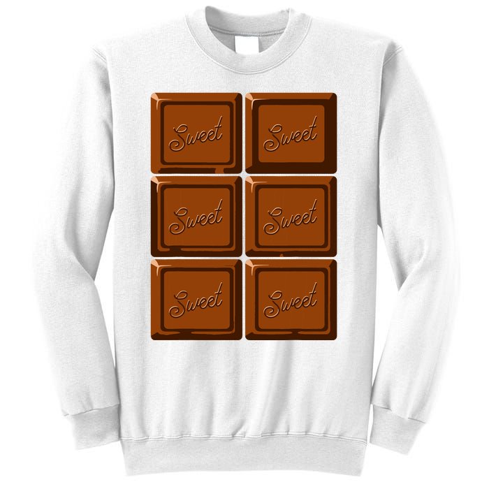 Funny Halloween Costume Chocolate Bar Sweatshirt