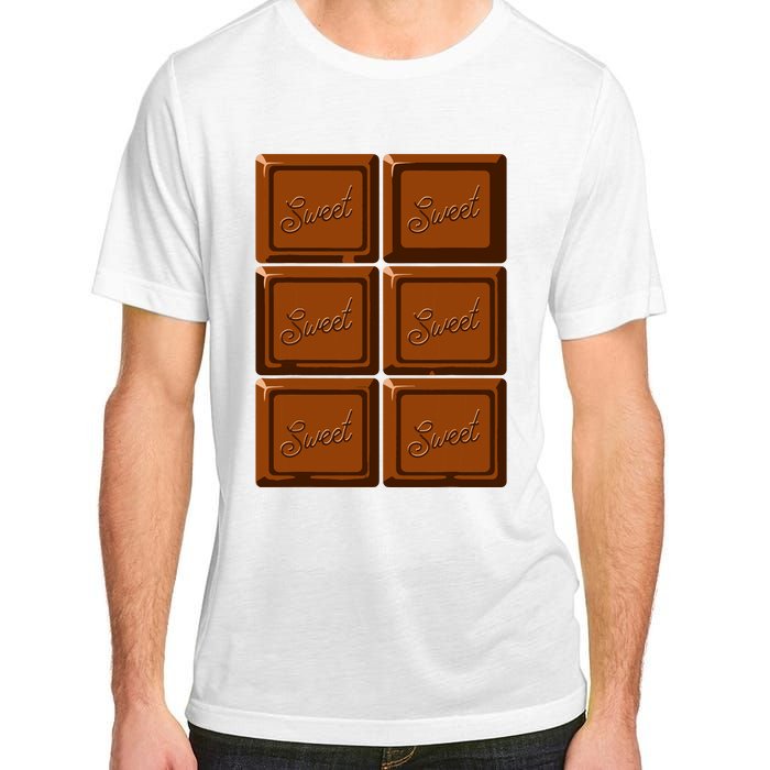 Funny Halloween Costume Chocolate Bar Adult ChromaSoft Performance T-Shirt