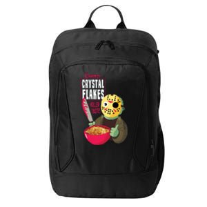 Funny Halloween Camp Crystal Flakes City Backpack