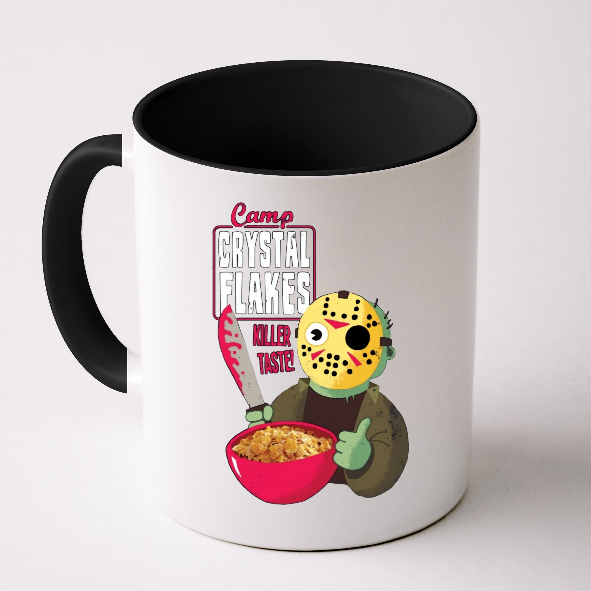 Funny Halloween Camp Crystal Flakes Mug