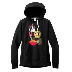 Funny Halloween Camp Crystal Flakes Women's Fleece Hoodie