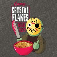Funny Halloween Camp Crystal Flakes Cotton Canvas Backpack