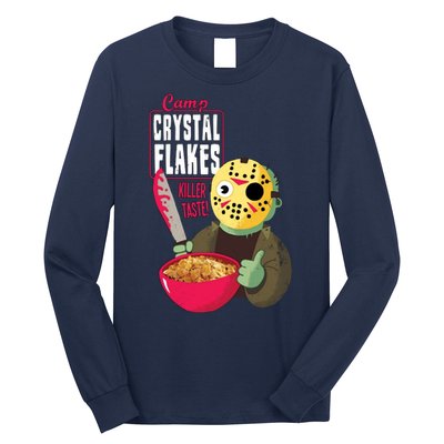Funny Halloween Camp Crystal Flakes Long Sleeve Shirt