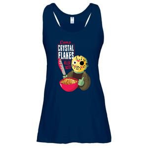 Funny Halloween Camp Crystal Flakes Ladies Essential Flowy Tank