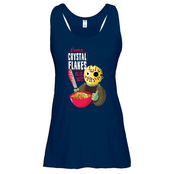 Funny Halloween Camp Crystal Flakes Ladies Essential Flowy Tank