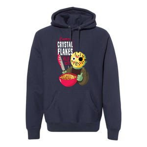 Funny Halloween Camp Crystal Flakes Premium Hoodie