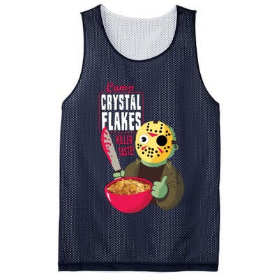 Funny Halloween Camp Crystal Flakes Mesh Reversible Basketball Jersey Tank
