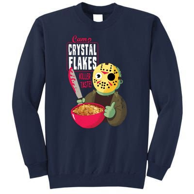 Funny Halloween Camp Crystal Flakes Tall Sweatshirt