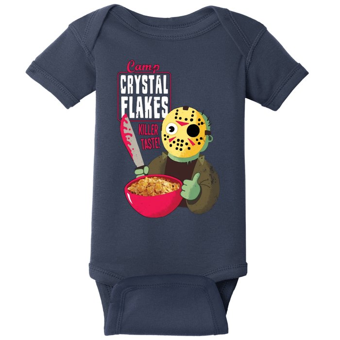 Funny Halloween Camp Crystal Flakes Baby Bodysuit