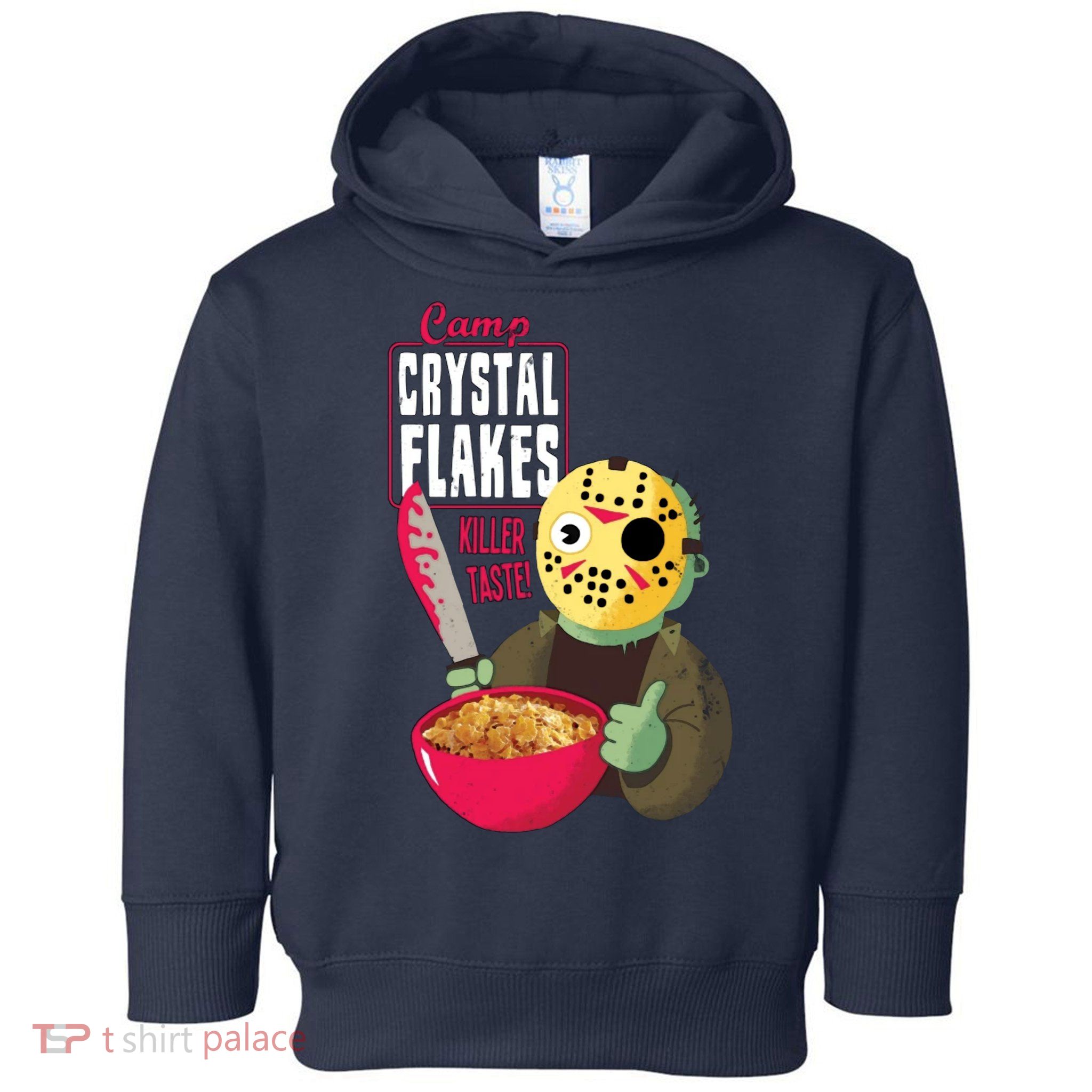 Funny Halloween Camp Crystal Flakes Toddler Hoodie