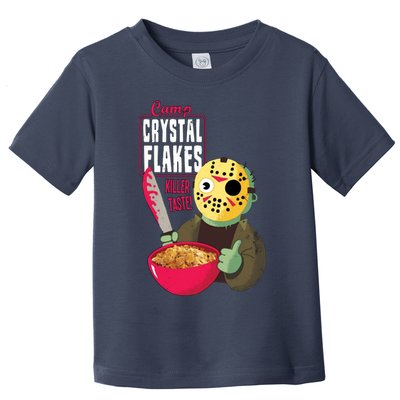 Funny Halloween Camp Crystal Flakes Toddler T-Shirt
