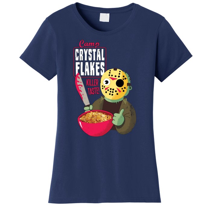 Funny Halloween Camp Crystal Flakes Women's T-Shirt