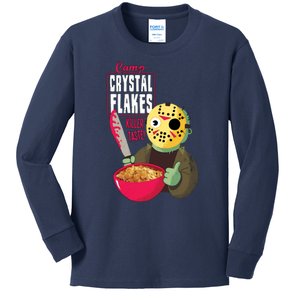 Funny Halloween Camp Crystal Flakes Kids Long Sleeve Shirt