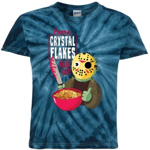 Funny Halloween Camp Crystal Flakes Kids Tie-Dye T-Shirt