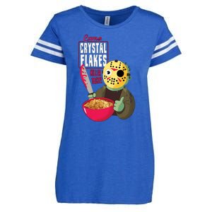 Funny Halloween Camp Crystal Flakes Enza Ladies Jersey Football T-Shirt