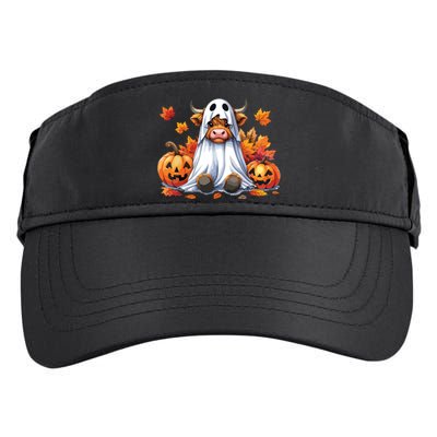 Funny Halloween Cow Bull Sheet Cow Ghost Spooky Season Farm Adult Drive Performance Visor