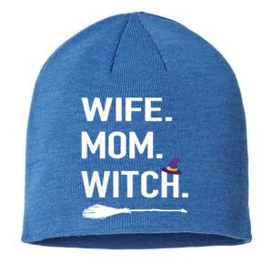 Funny Halloween Costume Gift Mommy Wife Mom Witch Great Gift Sustainable Beanie