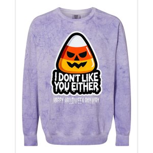 Funny Halloween Candy Corn Colorblast Crewneck Sweatshirt