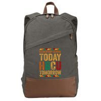 Future Hbcu College Elementary School Today Hbcu Tomorrow Cotton Canvas Backpack