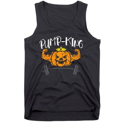 Funny Halloween Costume for Gym Lovers PumpKing Weightlifting Tank Top