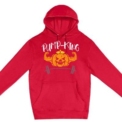 Funny Halloween Costume for Gym Lovers PumpKing Weightlifting Premium Pullover Hoodie