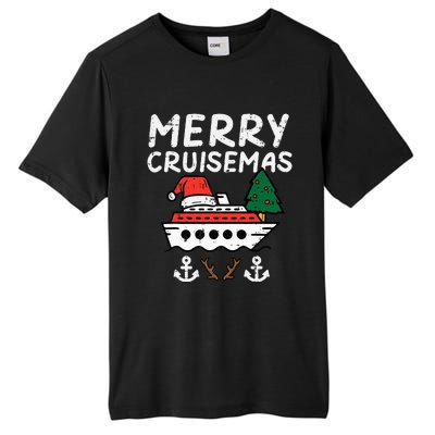 Festive Holiday Cruise Celebration for the Whole Family Tall Fusion ChromaSoft Performance T-Shirt