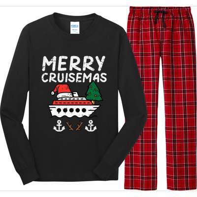 Festive Holiday Cruise Celebration for the Whole Family Long Sleeve Pajama Set