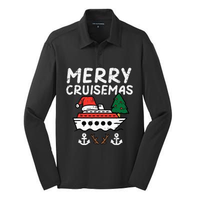 Festive Holiday Cruise Celebration for the Whole Family Silk Touch Performance Long Sleeve Polo