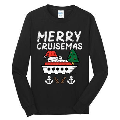 Festive Holiday Cruise Celebration for the Whole Family Tall Long Sleeve T-Shirt