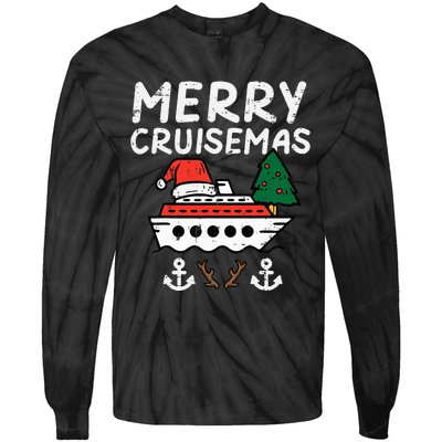 Festive Holiday Cruise Celebration for the Whole Family Tie-Dye Long Sleeve Shirt