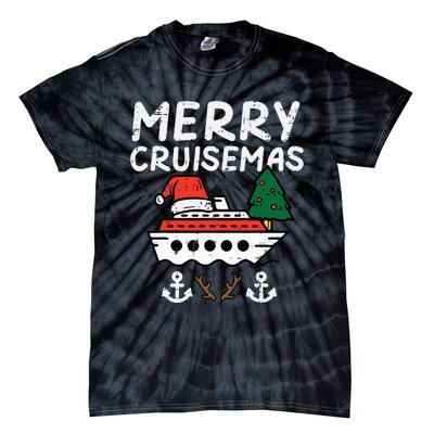 Festive Holiday Cruise Celebration for the Whole Family Tie-Dye T-Shirt