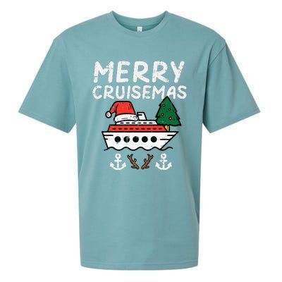 Festive Holiday Cruise Celebration for the Whole Family Sueded Cloud Jersey T-Shirt