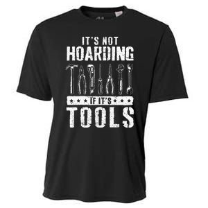 Funny Handyman Craftsman ItS Not Hoarding If ItS Tools Cooling Performance Crew T-Shirt