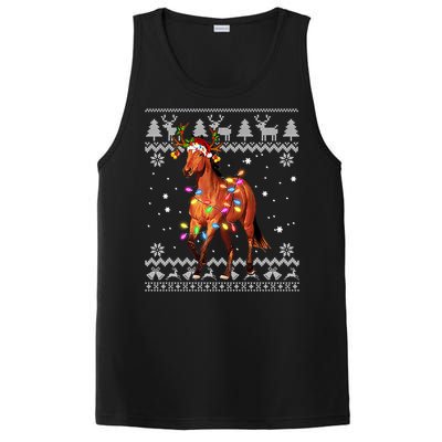 Funny Horse Christmas Gift For Lovers PosiCharge Competitor Tank