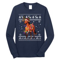 Funny Horse Christmas Gift For Lovers Long Sleeve Shirt