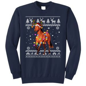 Funny Horse Christmas Gift For Lovers Tall Sweatshirt