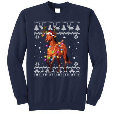 Funny Horse Christmas Gift For Lovers Tall Sweatshirt