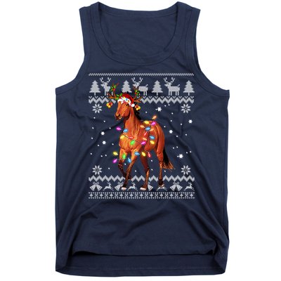 Funny Horse Christmas Gift For Lovers Tank Top