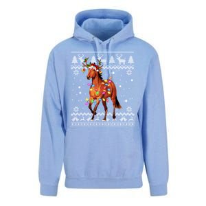 Funny Horse Christmas Gift For Lovers Unisex Surf Hoodie