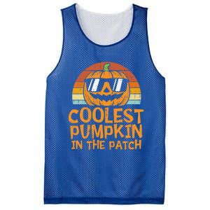 Funny Halloween Coolest Pumpkin In The Patch Cute Gift Mesh Reversible Basketball Jersey Tank