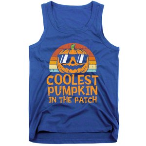 Funny Halloween Coolest Pumpkin In The Patch Cute Gift Tank Top