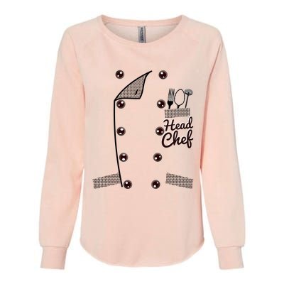 Funny Head Chef Gift Womens California Wash Sweatshirt