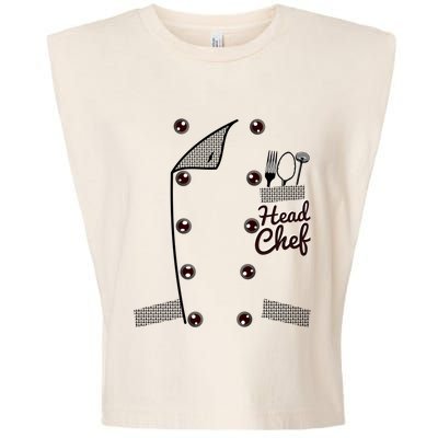 Funny Head Chef Gift Garment-Dyed Women's Muscle Tee