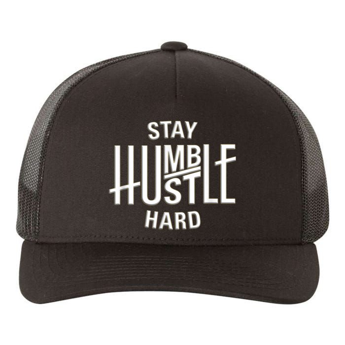 Funny Hustle Design For Men And Women Cool Humble Family Yupoong Adult 5-Panel Trucker Hat