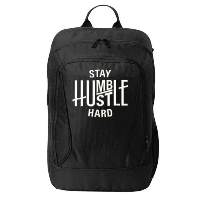 Funny Hustle Design For Men And Women Cool Humble Family City Backpack